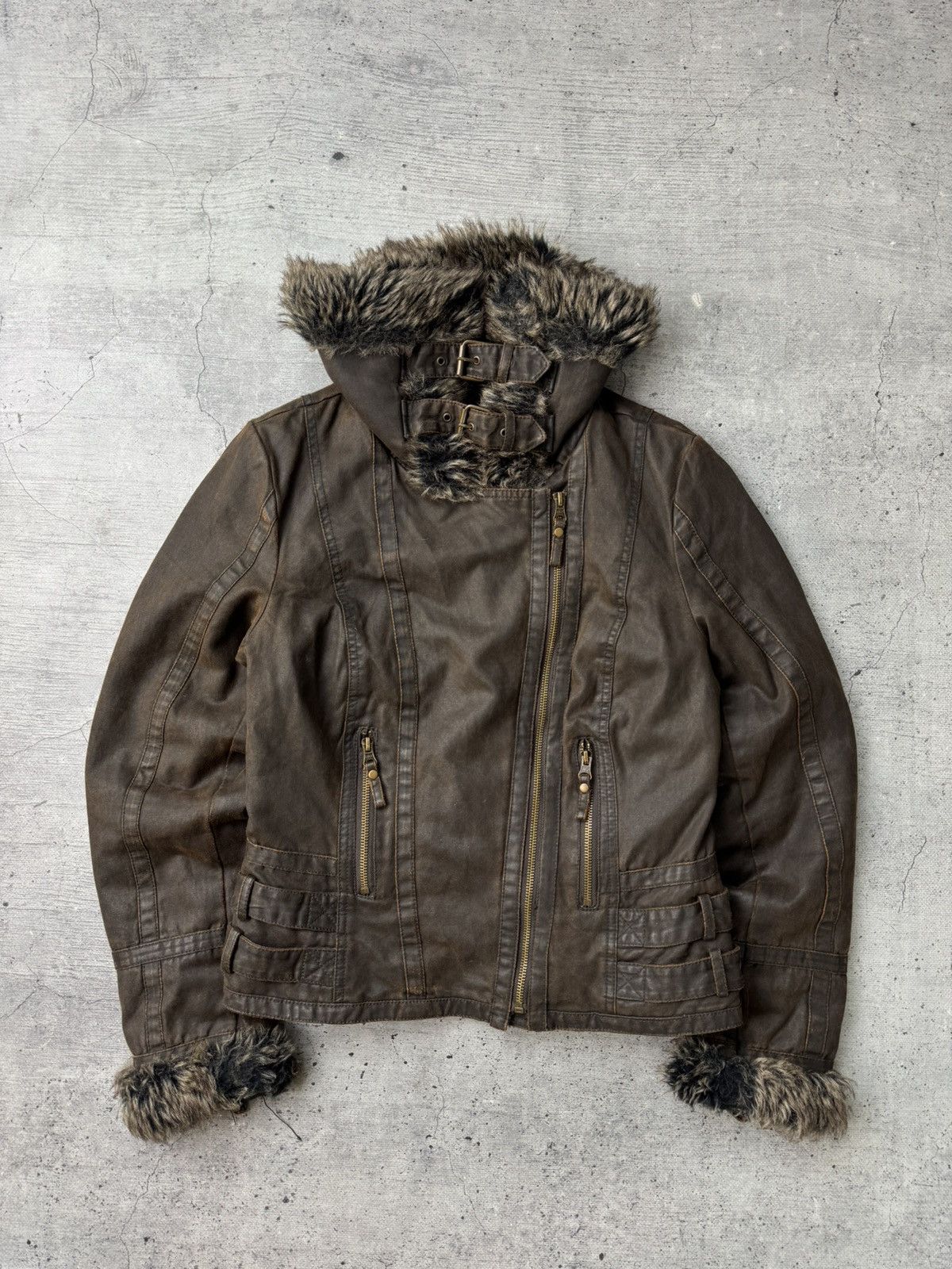 Hysteric Glamour CRAZY Y2K FUR JACKET if six was nine style Y2K Avant Garde 🇯🇵 Size US S / EU 44-46 / 1 - 3 Thumbnail
