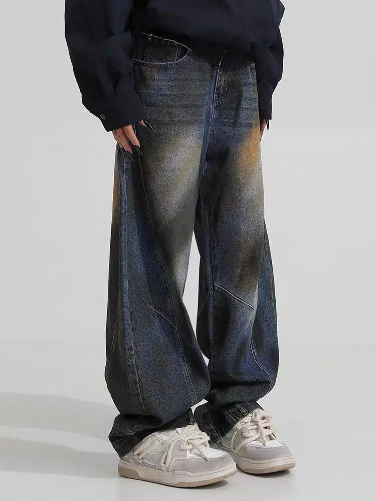 Designer × Japanese Brand Vintage Loose Streetwear Hip Hop Casual Pants Size US 31 - 1 Thumbnail