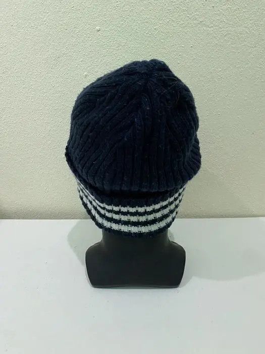 Adidas × Vintage Adidas Stripe Design Beanie Hat Size ONE SIZE - 4 Thumbnail