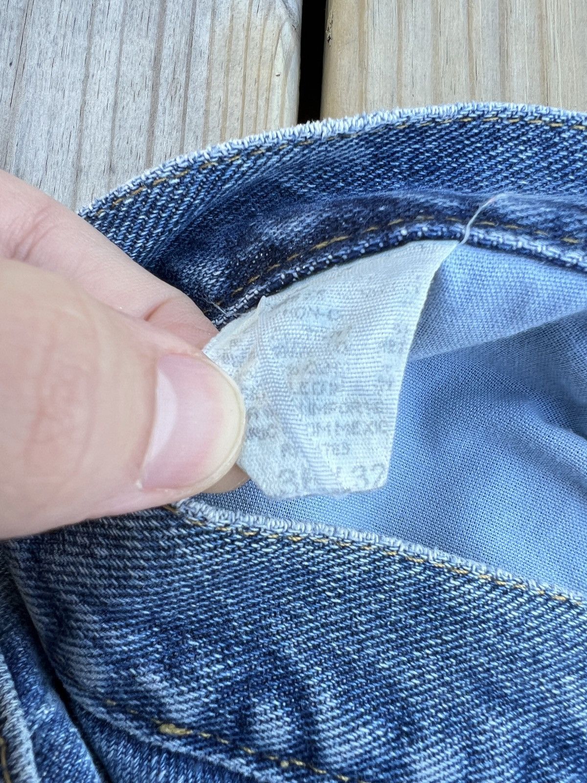 Lee × Vintage Vintage 2000s Lee Blue Denim Jeans Size US 36 / EU 52 - 5 Thumbnail