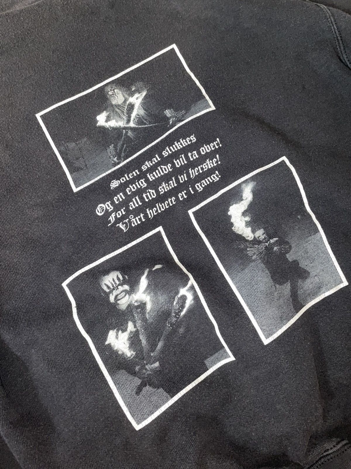 Vintage Tsjuder Black Metal Hoodie Size US M / EU 48-50 / 2 - 3 Thumbnail