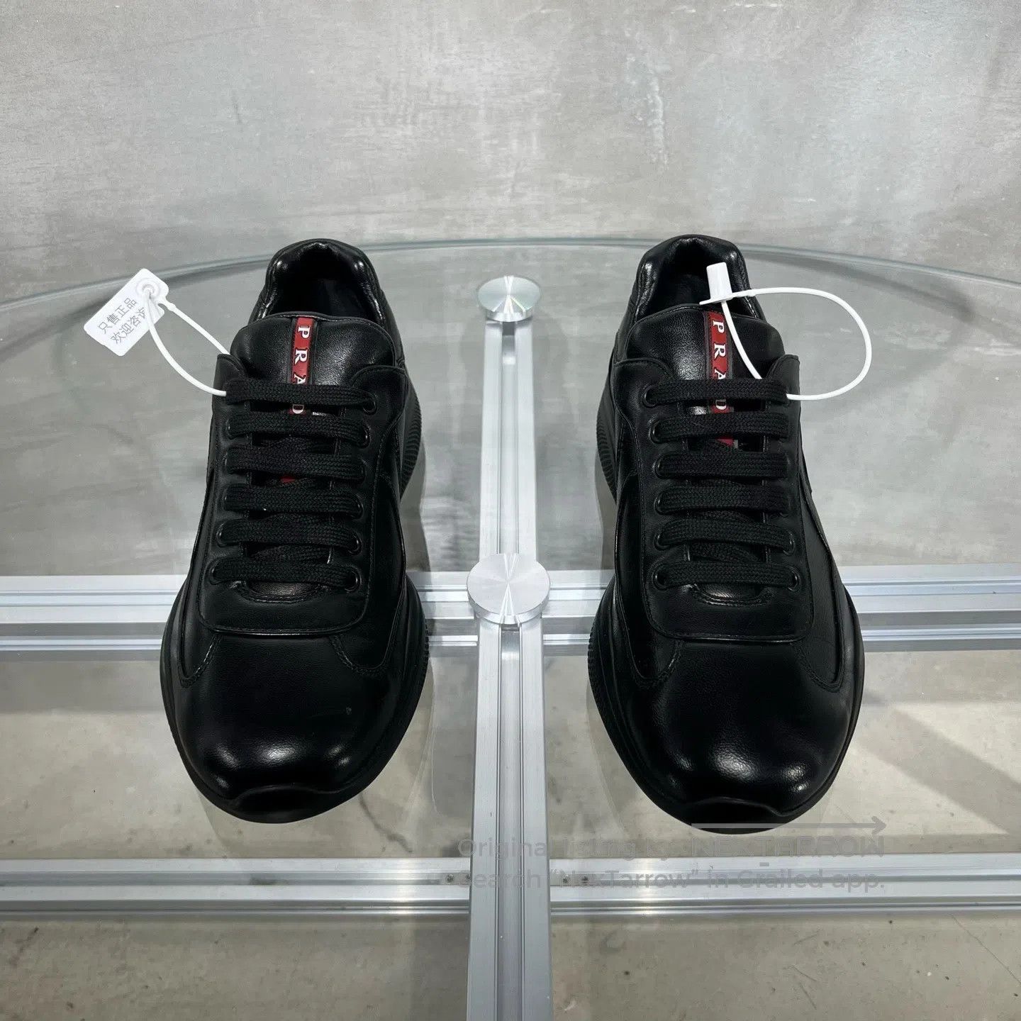 Prada Prada America's Cup Black Casual Shoes Size US 5.5 / EU 38 - 2 Thumbnail