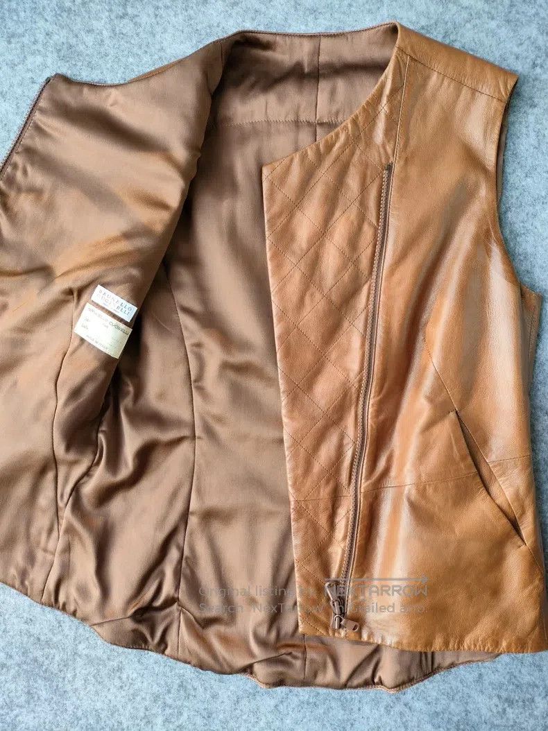 Brunello Cucinelli Brunello Cucinelli Real leather vest Size XS / US 0-2 / IT 36-38 - 3 Thumbnail