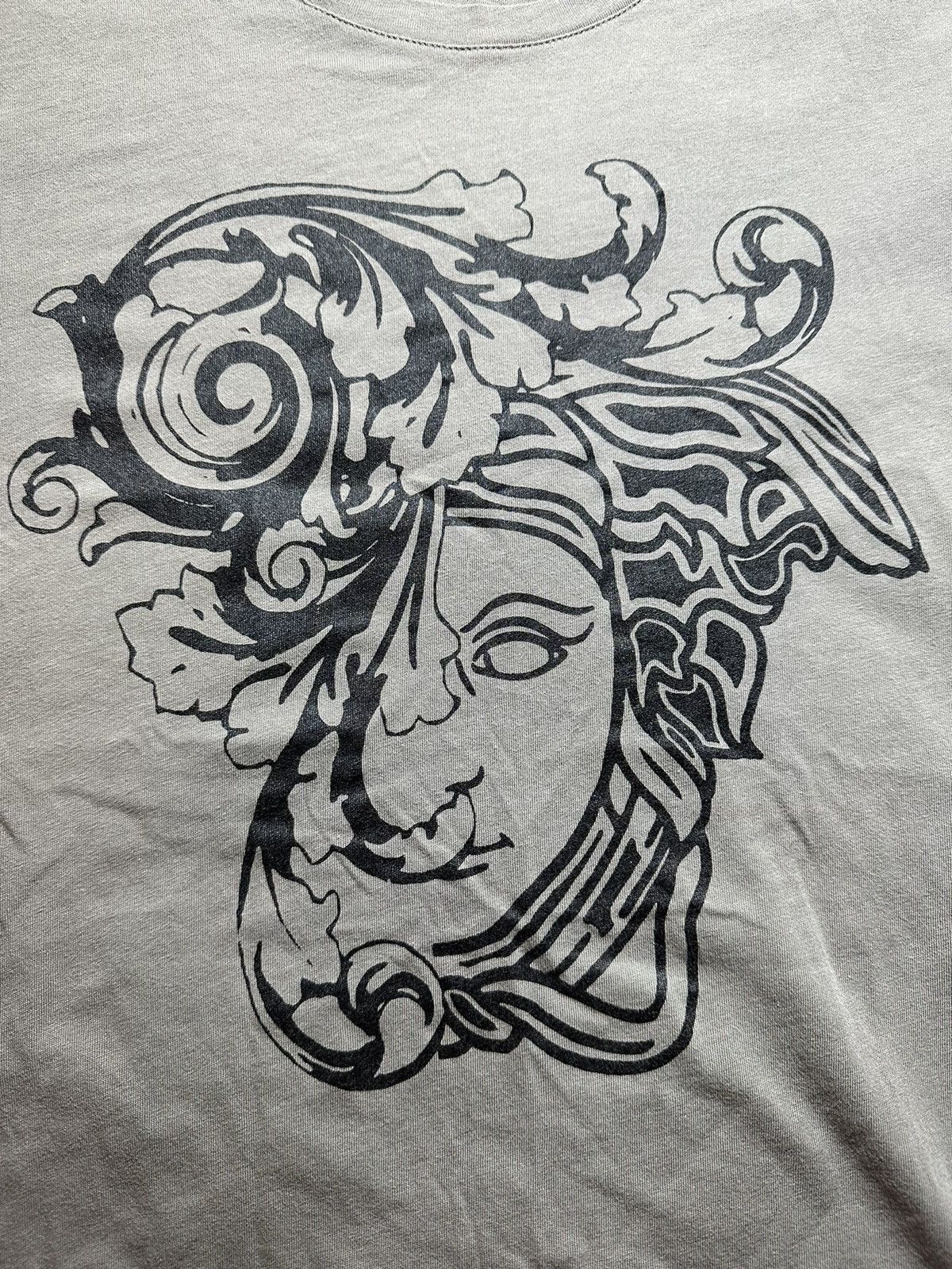 Versace Versace Collection Gray Medusa Graphic Tee Shirt (Small) Size US S / EU 44-46 / 1 - 4 Thumbnail