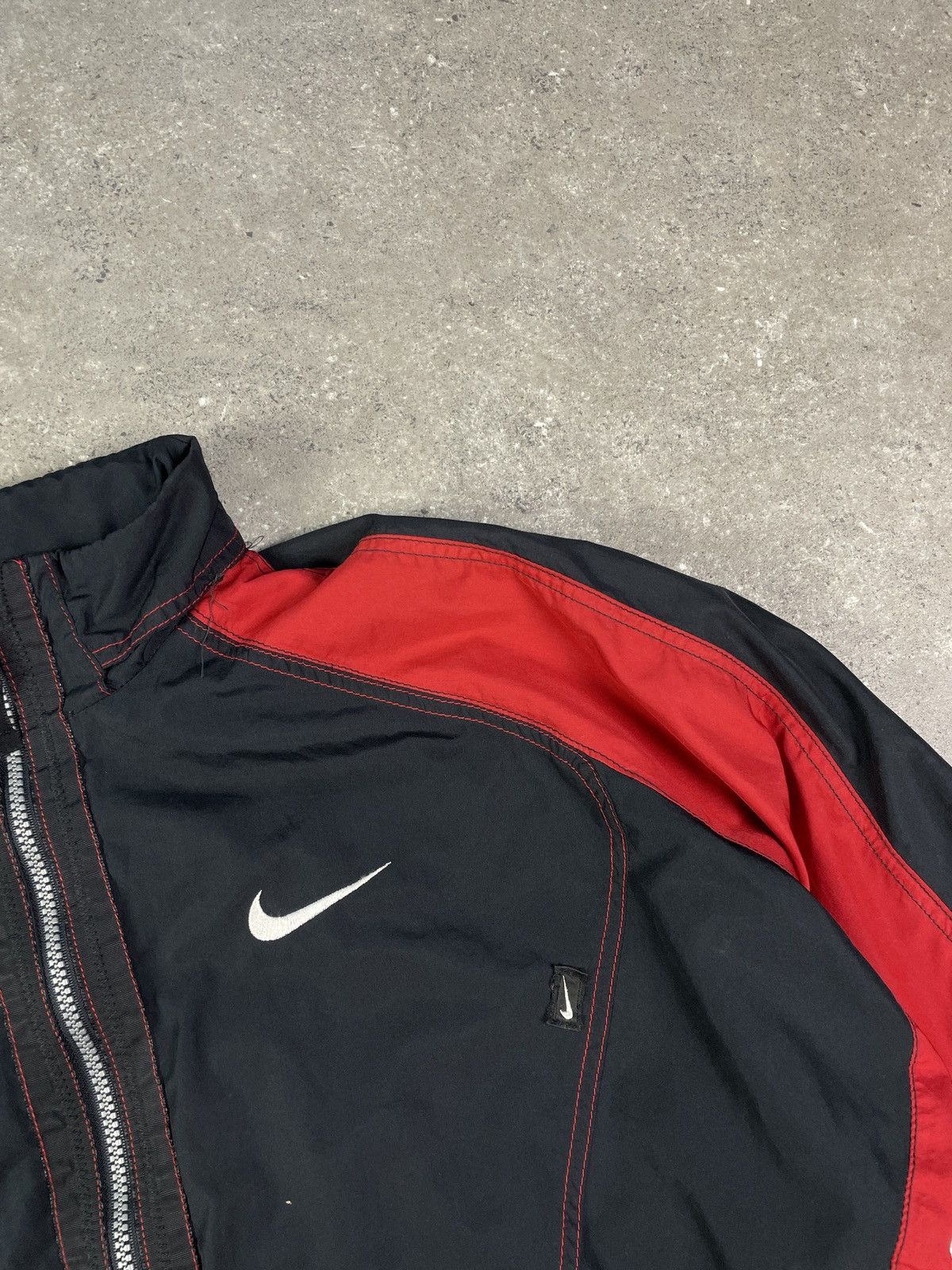 Nike × Vintage Vintage 90s Nike Zip Track Jacket Size US M / EU 48-50 / 2 - 3 Thumbnail