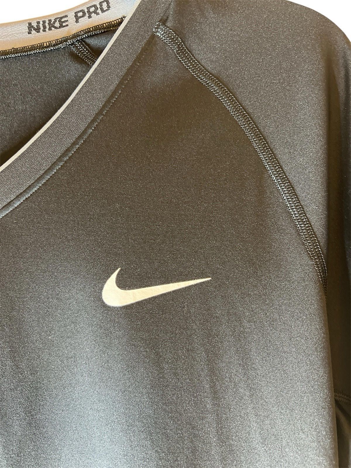 Nike Nike Pro Size Small XL Black Athletic DRI-FIT Short Sleeve Size XL / US 12-14 / IT 48-50 - 3 Thumbnail