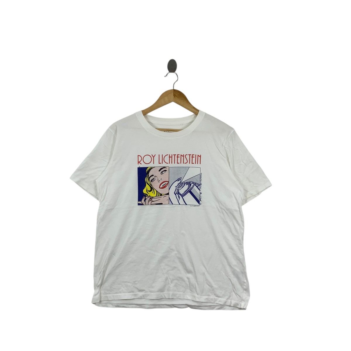 Uniqlo ROY LICHTENSTEIN x UNIQLO Girl Spray Can Pop Art Tee Shirt Size US XL / EU 56 / 4 - 1 Thumbnail