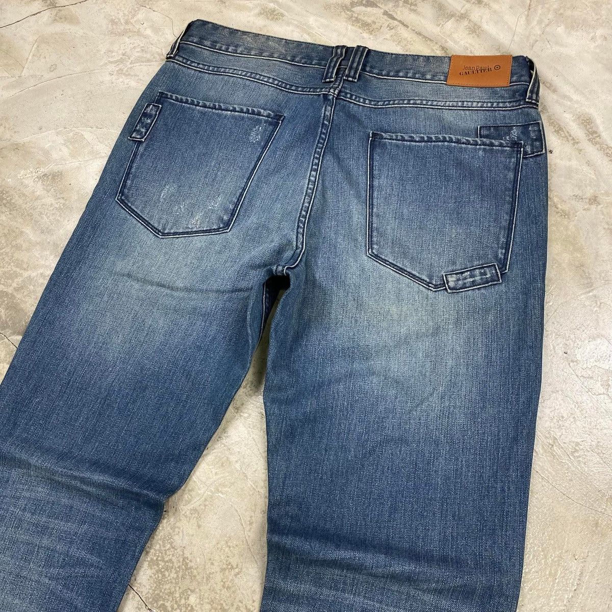 Jean Paul Gaultier Patchwork Denim Jeans Size US 34 / EU 50 - 5 Thumbnail