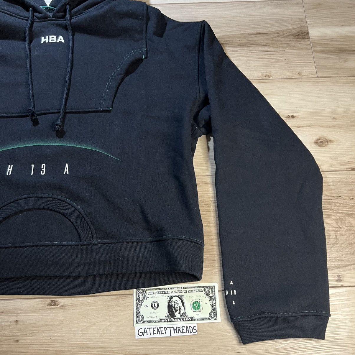 Hood By Air Hood by Air Oversized Hoodie Double Sided Reversible Black Size US XL / EU 56 / 4 - 6 Thumbnail