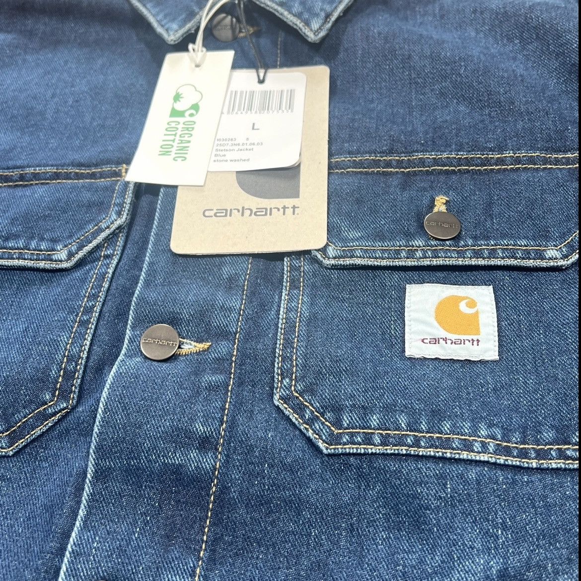 Carhartt Carhartt Blue Denim Jacket Size US L / EU 52-54 / 3 - 4 Thumbnail