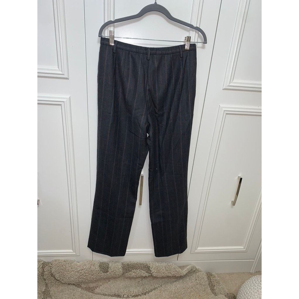 Pendleton Pendleton Women's Gray Pinstripe Wool Dress Pants Size 6 Size 28" / US 6 / IT 42 - 9 Thumbnail