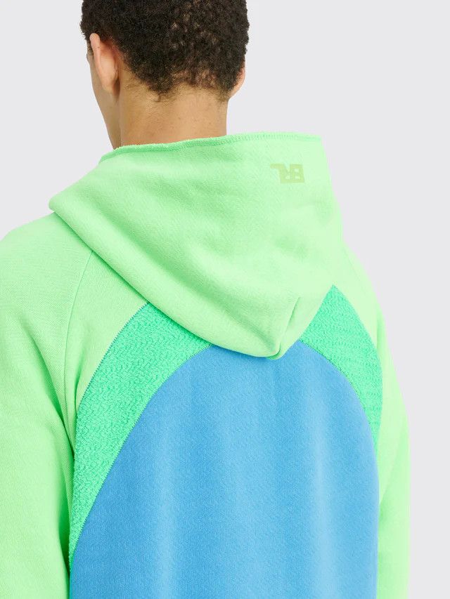 ERL o1s1v1n0824 Rainbow Knit Hoodie in Multicolor Size US XL / EU 56 / 4 - 6 Thumbnail