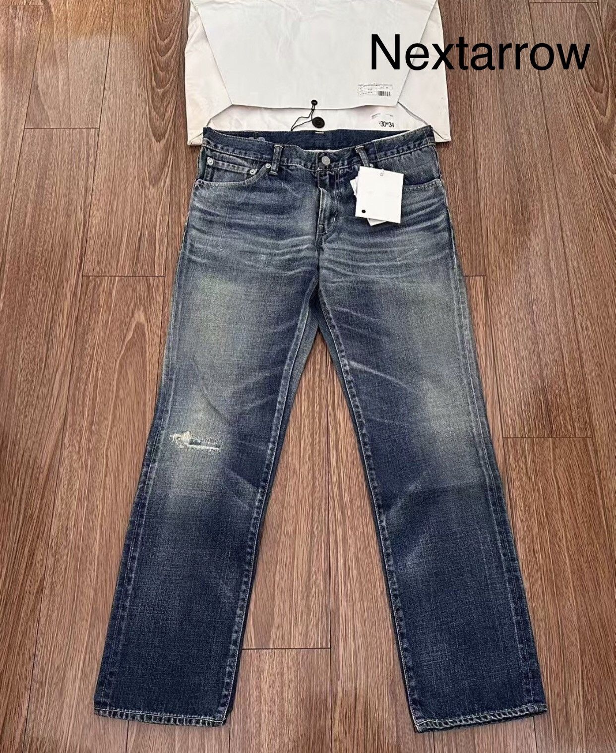 Visvim VISVIM SOCIAL SCULPTURE DMGD-10 D10 jeans 2412-Nextarrow Size US 34 / EU 50 - 1 Thumbnail
