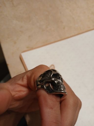 Other Gothic Skull Ring Size ONE SIZE - 5 Thumbnail
