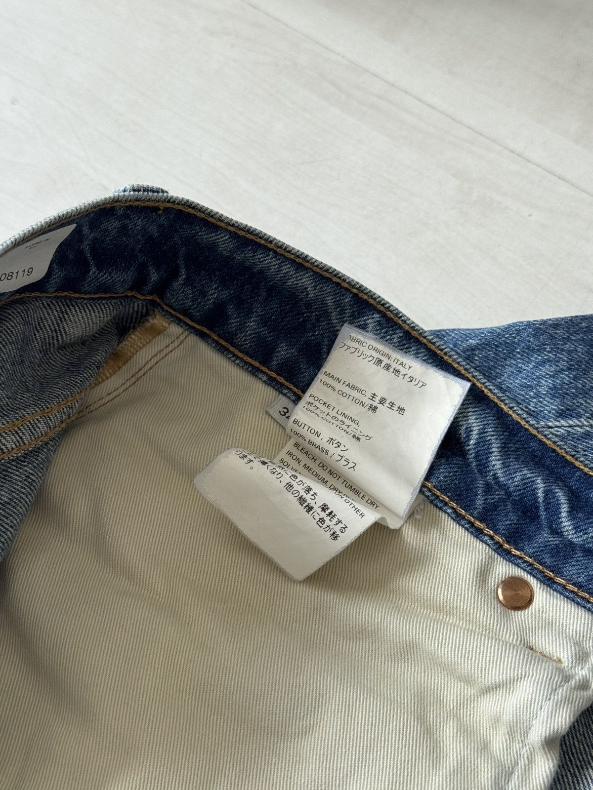 Our Legacy Our Legacy Sabot Cut Jeans 34 Coastal Wash Size US 34 / EU 50 - 13 Thumbnail