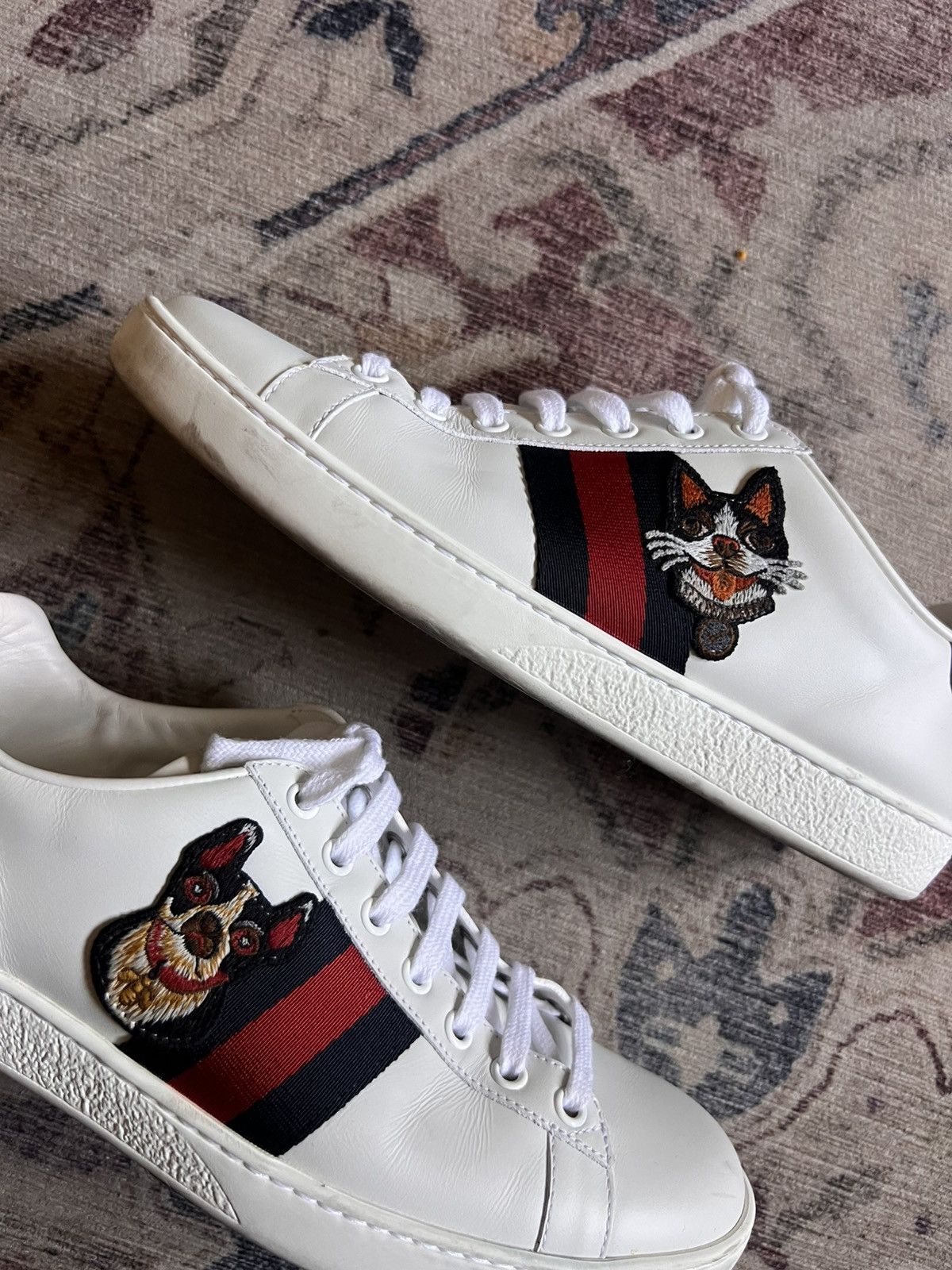 Gucci Gucci Boston Terrier Sneakers Size US 8 / IT 38 - 2 Thumbnail
