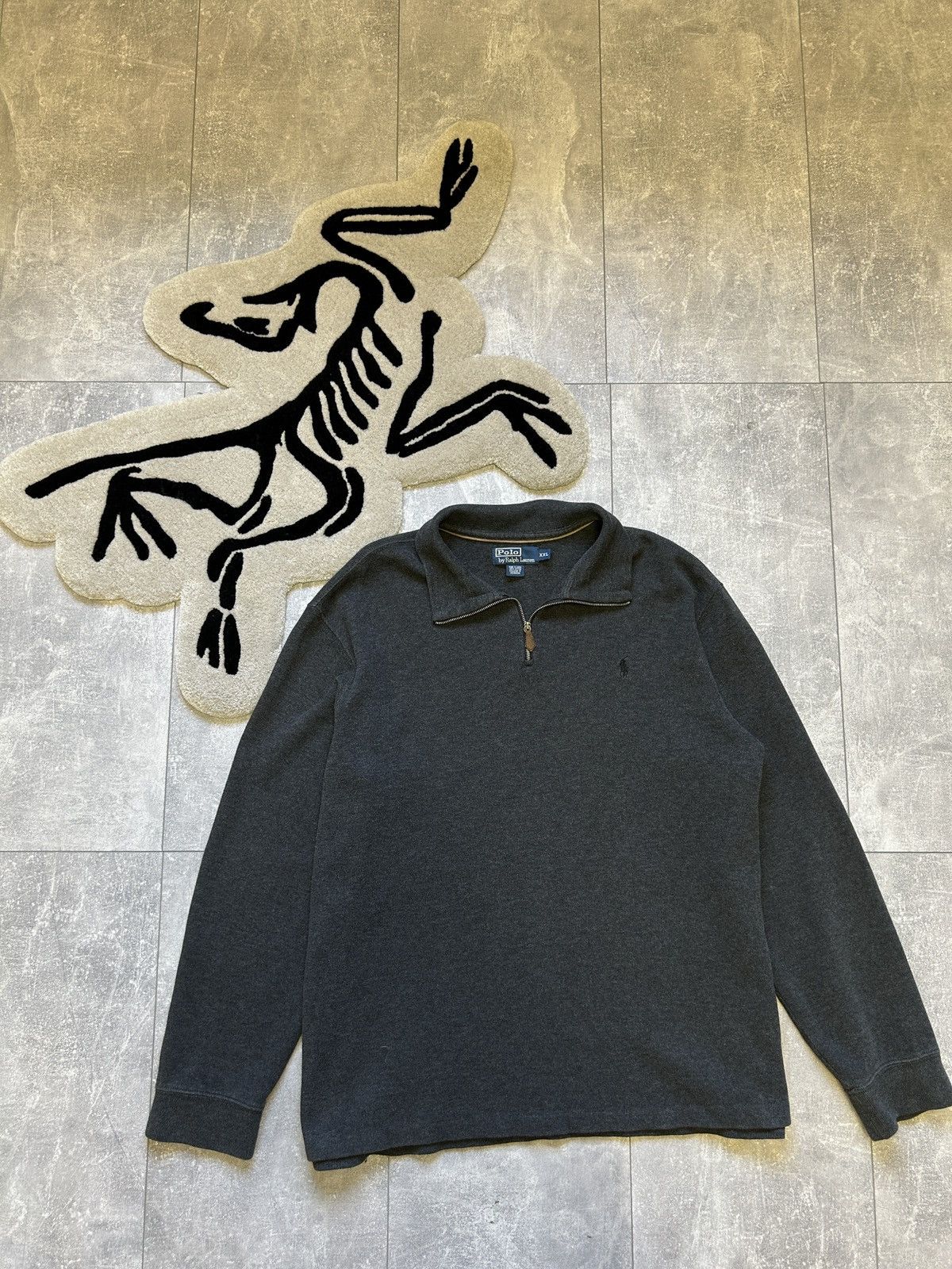 Polo Ralph Lauren Mens Vintage Polo Ralph Lauren 1/3 zip Sweatshirt rugby y2k Size US XXL / EU 58 / 5 - 12 Thumbnail