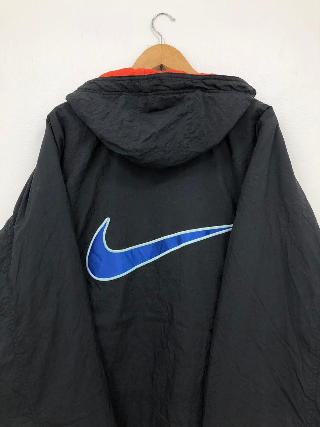 Nike × Vintage Vintage 90's NIKE Jacket Big Swoosh Logo BN Size US XL / EU 56 / 4 - 1 Thumbnail