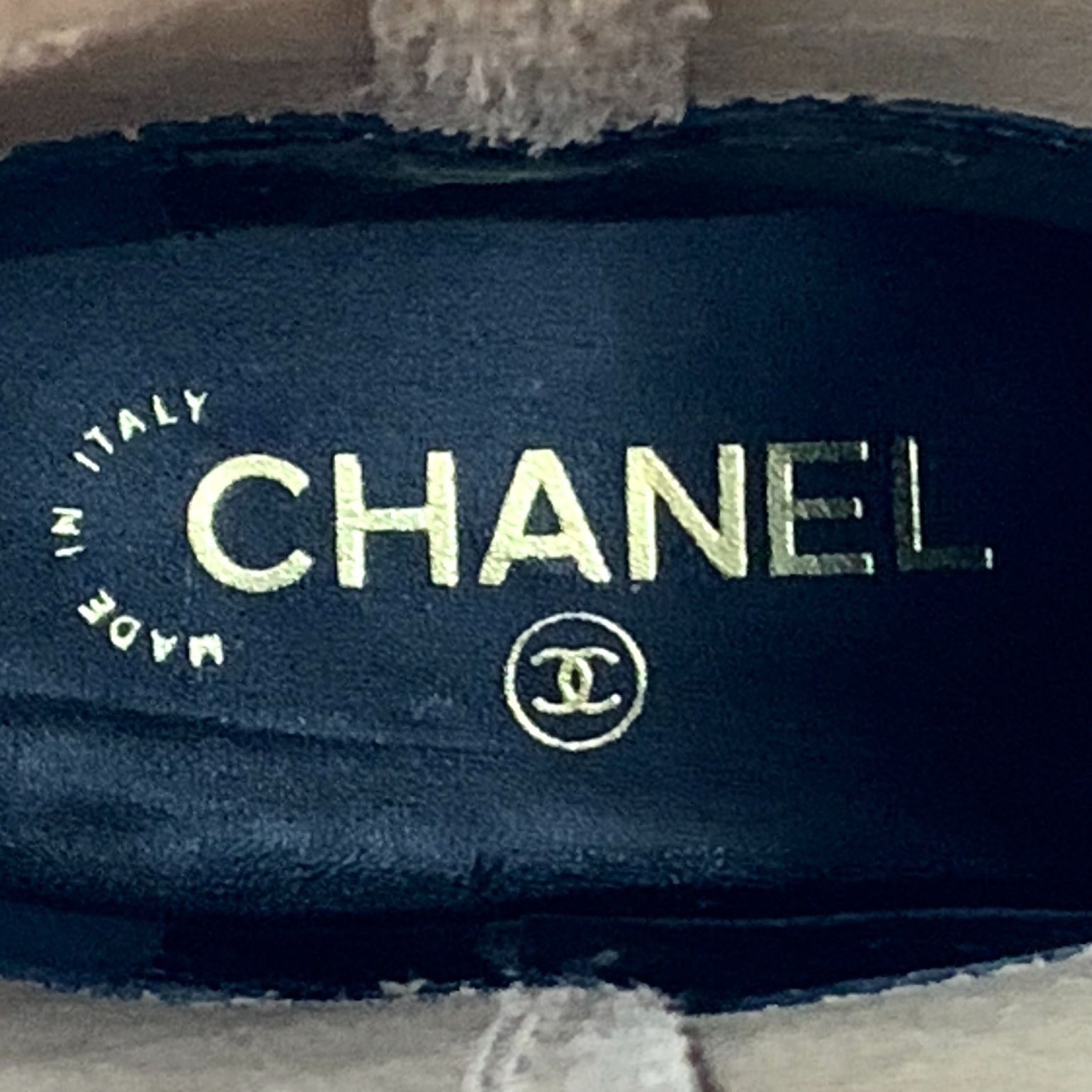Chanel Chanel Black Logo Leather Riding Boots (Size 38) Size US 8 / IT 38 - 2 Thumbnail