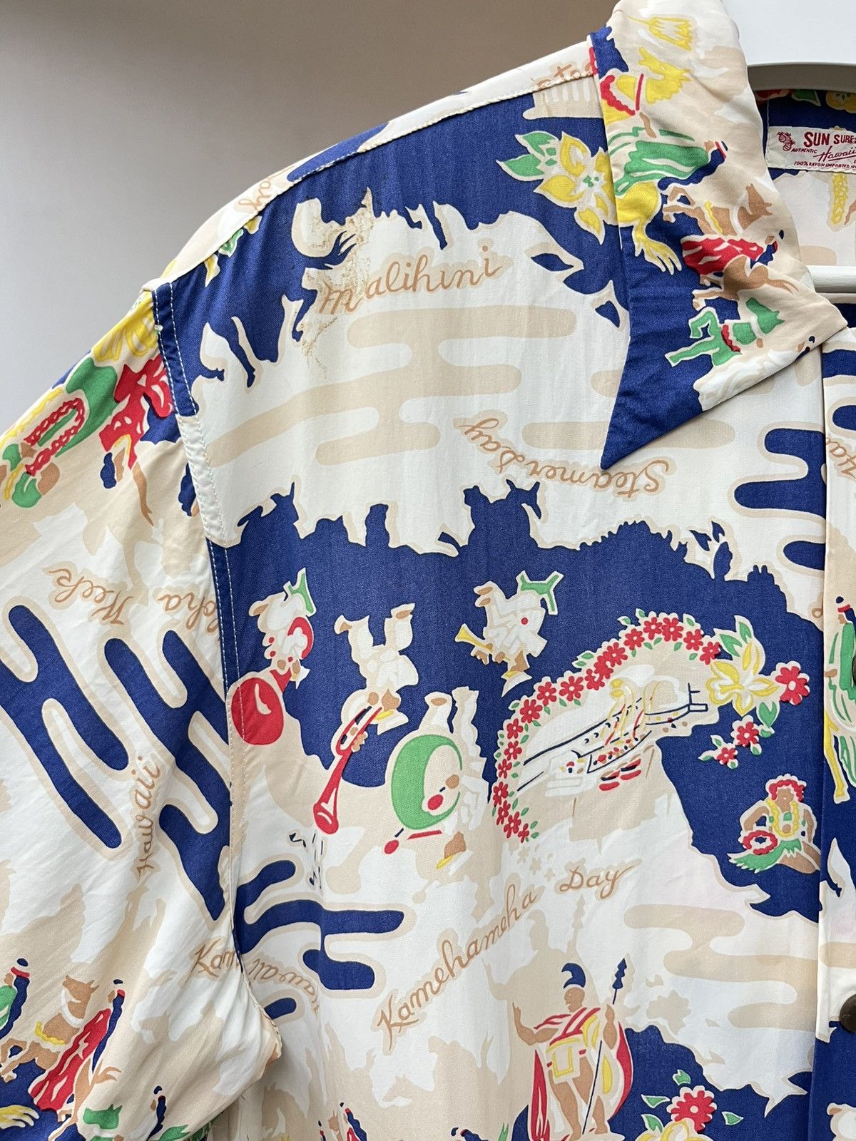 Sun Surf Vintage Sun Surf Hawaiian Shirt Kamehameha Day SS30978 Size US L / EU 52-54 / 3 - 3 Thumbnail