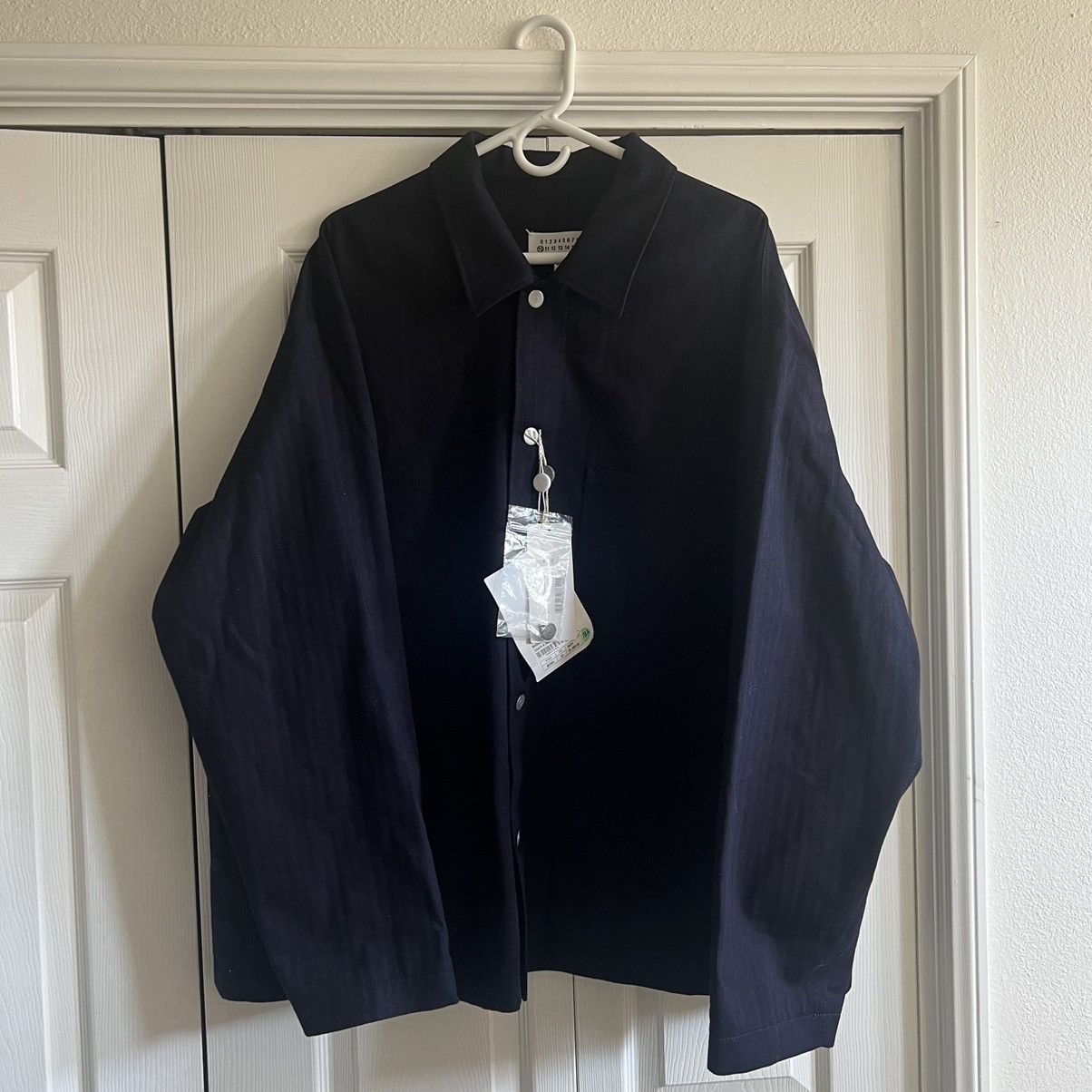 Maison Margiela Maison Margiela Herringbone Chore Work Jacket Size US L / EU 52-54 / 3 - 10 Thumbnail