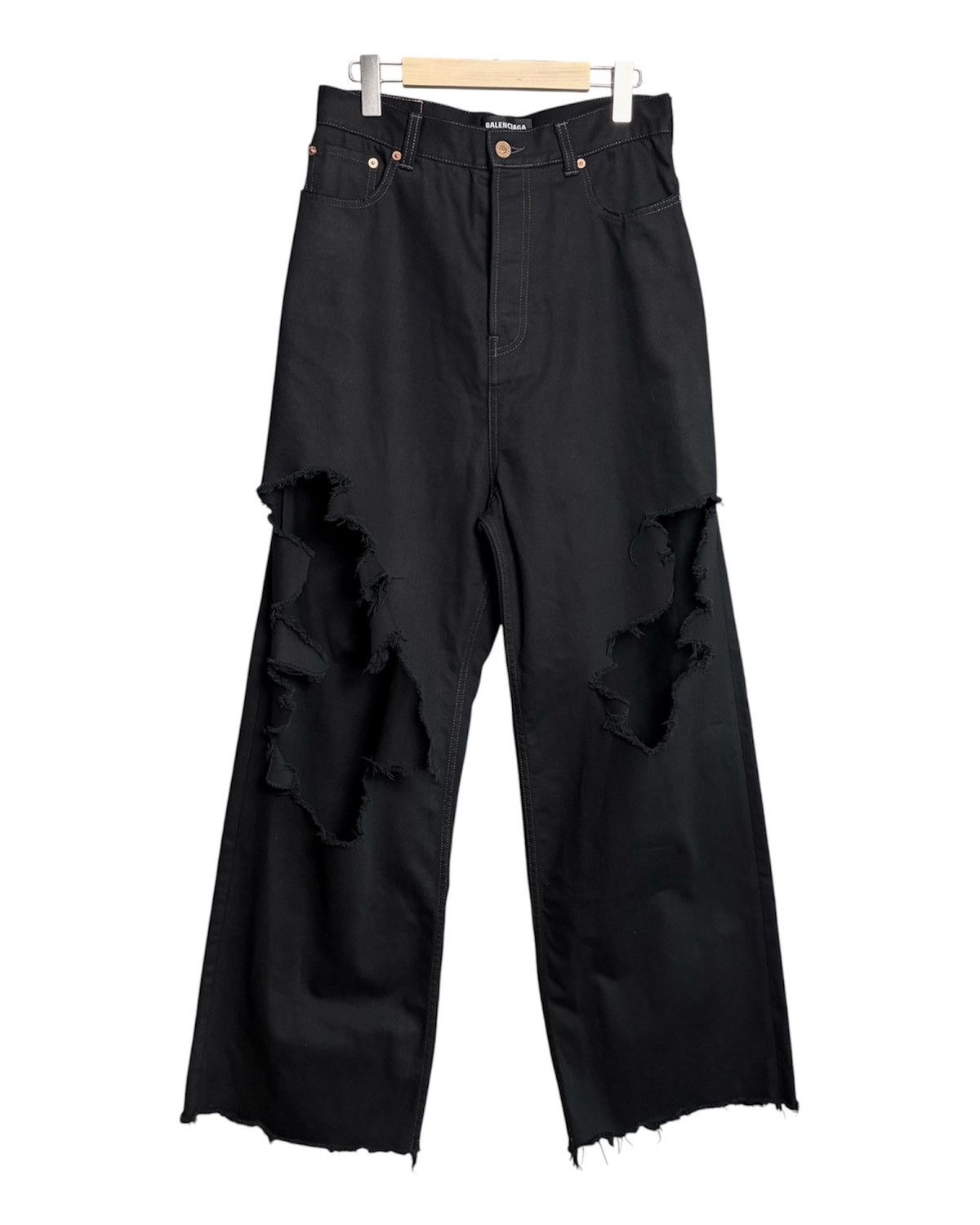 Balenciaga Balenciaga FW21 Destroyed Jeans | Grailed
