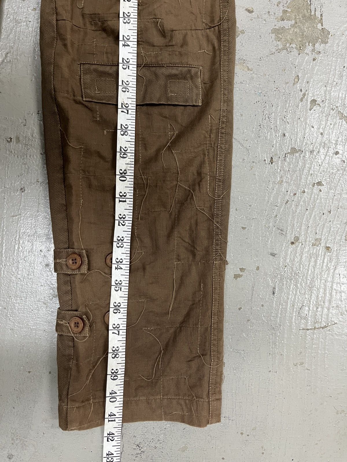 Greg Lauren In The Attic Bondage Cargo Hemp Patchwork Greg Lauren Style Size US 33 - 11 Thumbnail