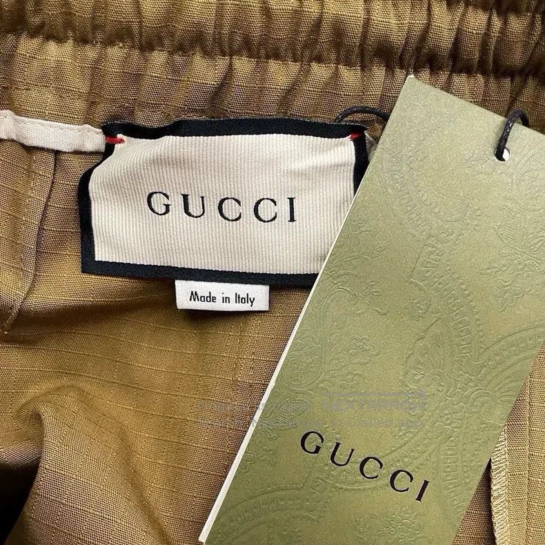 Gucci Gucci Logo letter brown trousers Size US 30 / EU 46 - 4 Thumbnail