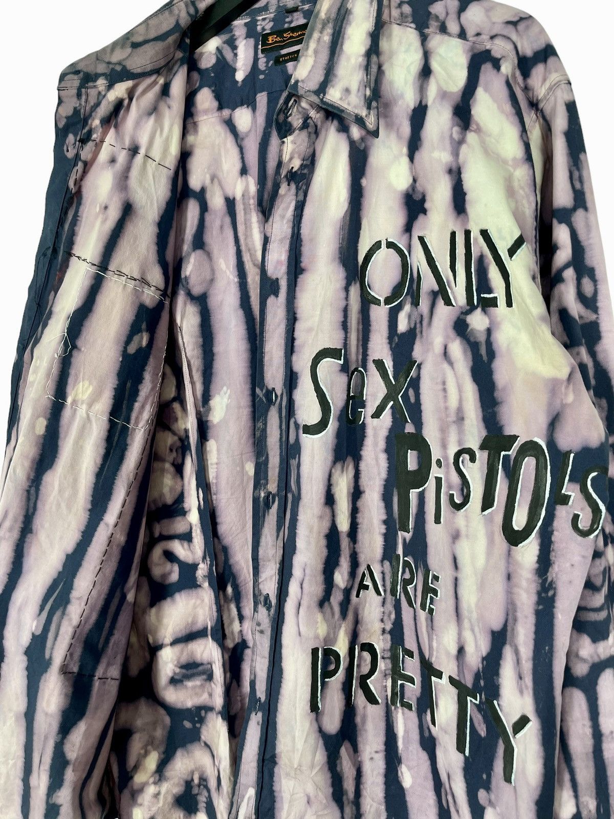 Japanese Brand Vintage Sex Pistols Destroy Seditionaries Punk Muslin Shirt Size US XL / EU 56 / 4 - 8 Thumbnail