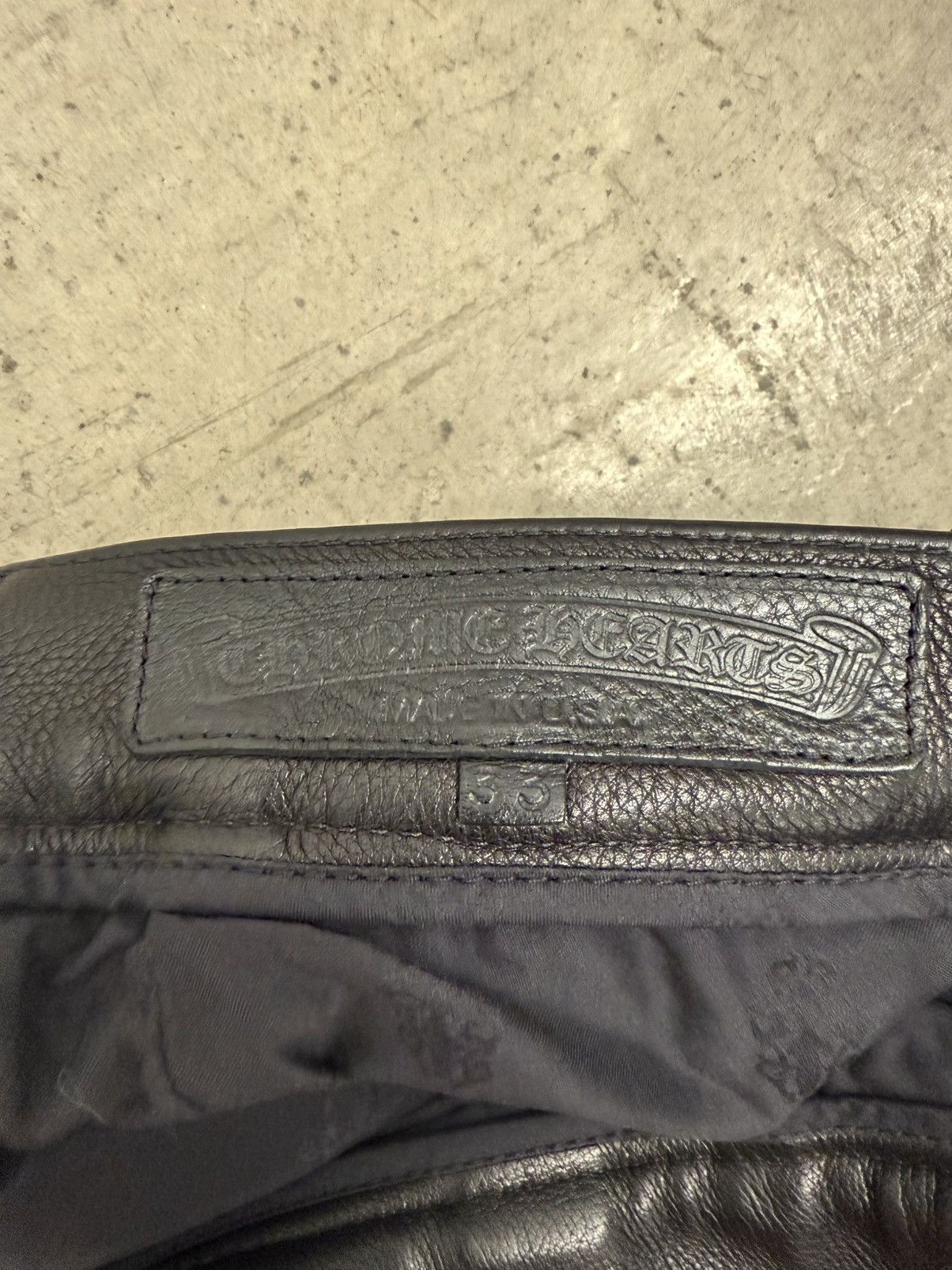 Chrome Hearts CHROME HEARTS LEATHER CARPENTER PANTS Size US 32 / EU 48 - 8 Thumbnail