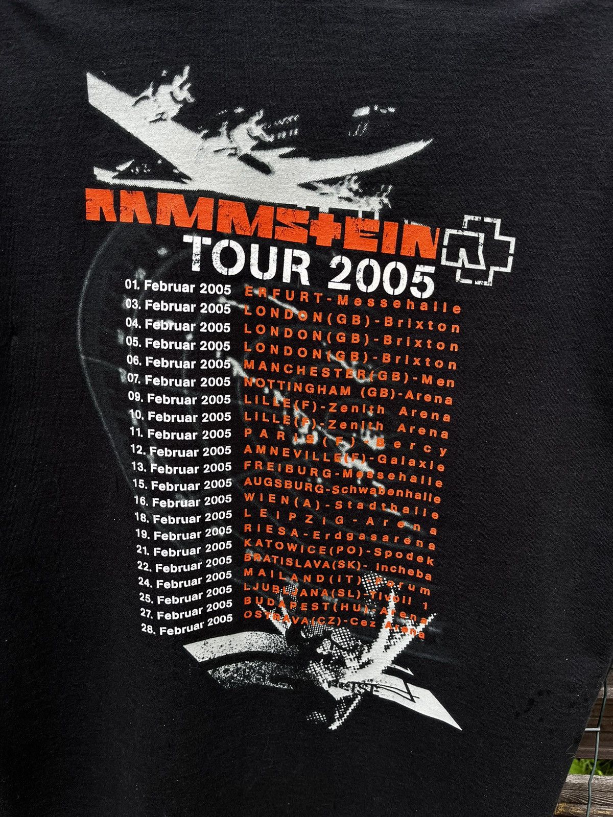 Band Tees × Vintage 🎸 Vintage Rammstein Band Tour T - Shirt 2005 Size US L / EU 52-54 / 3 - 8 Thumbnail