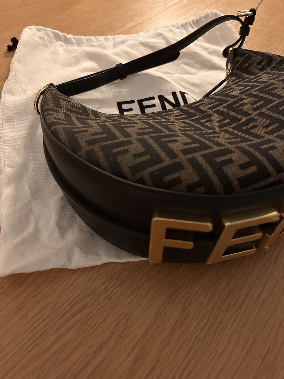 Fendi Fendigraphy Logo Hobo Bag Size ONE SIZE - 2 Thumbnail