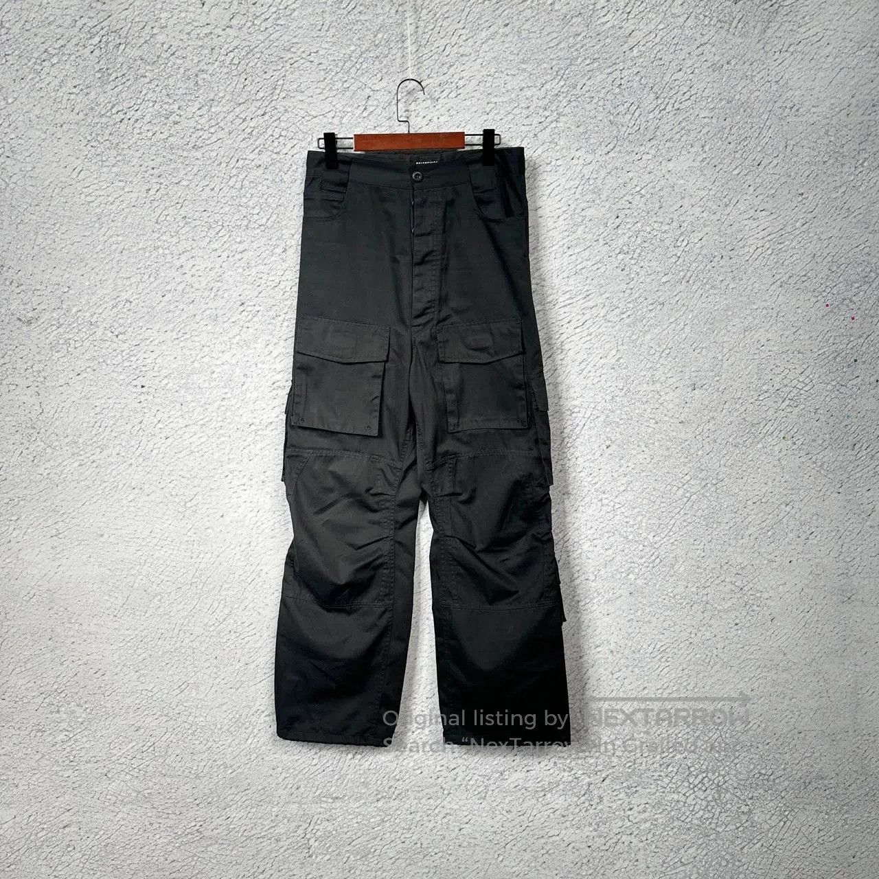 Balenciaga black cargo pants by balenciaga. Size US 27 - 1 Thumbnail