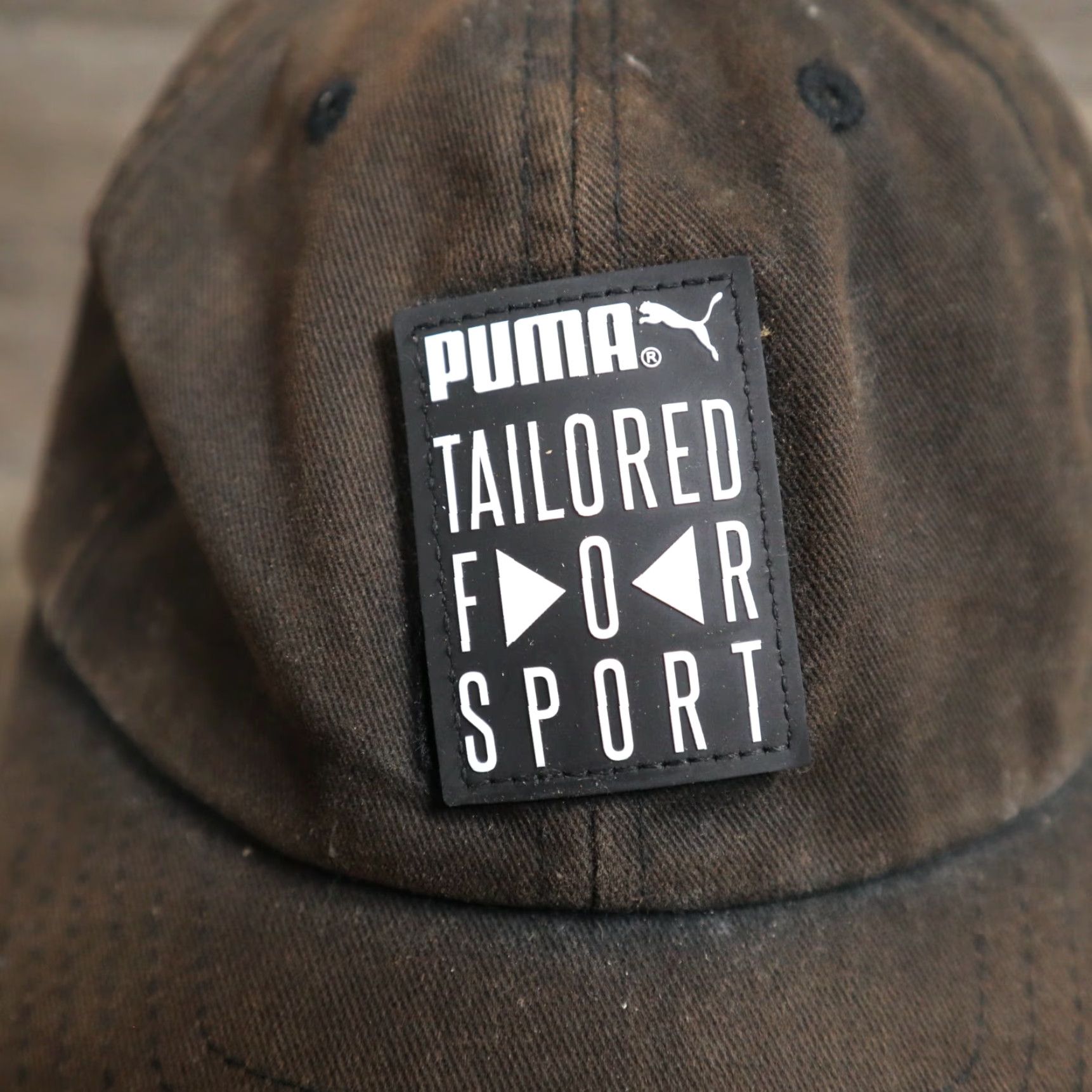 Puma PUMA Baseball Cap Hat Logo Adjustable Brown Adult Size White Men Size ONE SIZE - 2 Thumbnail