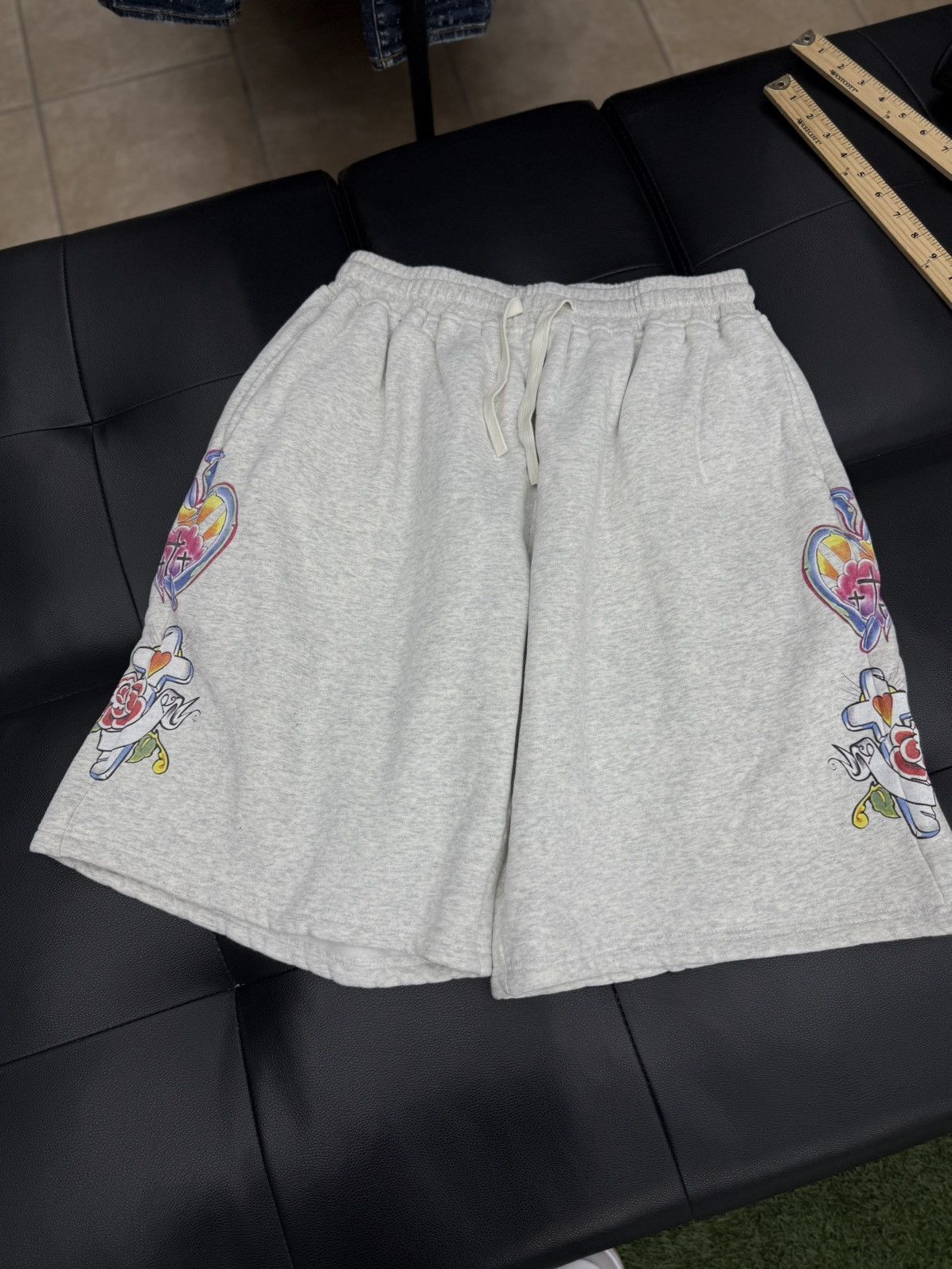 Other We Are Righteous Grey Cotton Shorts Size XL (NEW) Size US 34 / EU 50 - 1 Thumbnail