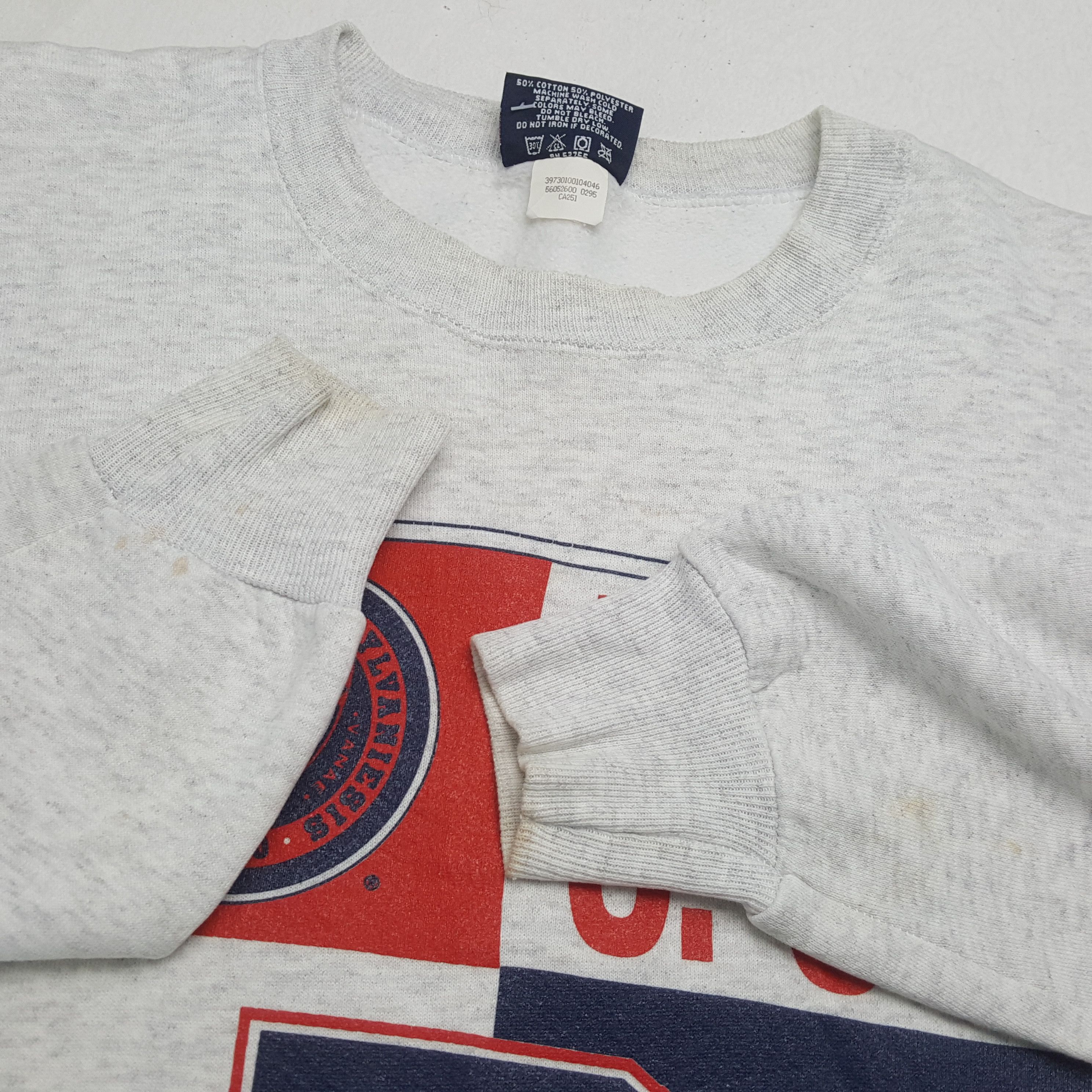 Jansport × Vintage UNIVERSITY OF PENNSYLVANIA Center Design Vintage Sweatshirt Size US XL / EU 56 / 4 - 8 Thumbnail