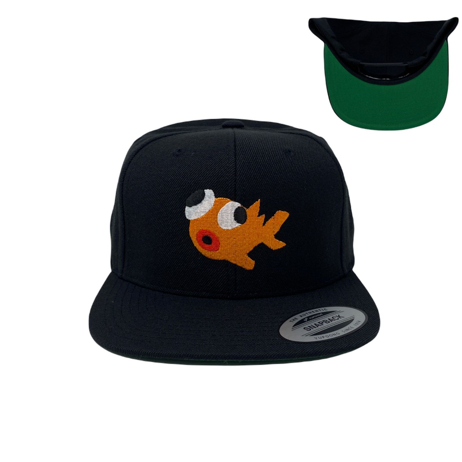 Other Goldfish Embroidered Snapback Hat Size ONE SIZE - 1 Thumbnail