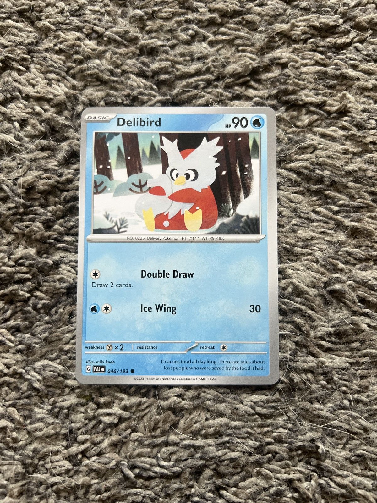 Hypebeast × Nintendo × Pokemon 2023 Pokémon Delibird Basic Card Size ONE SIZE - 1 Thumbnail