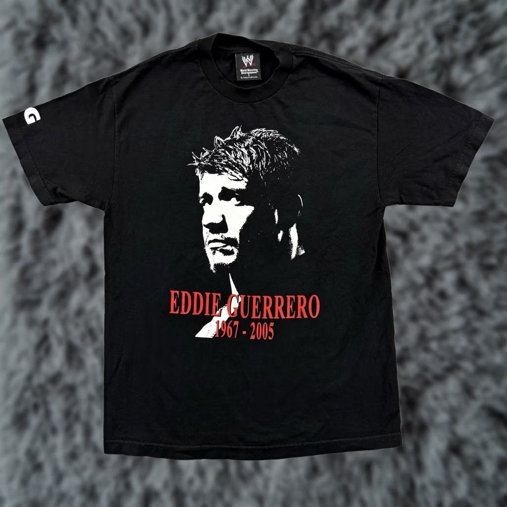 Vintage VINTAGE Eddie Guerrero Shirt Mens Large Black Wrestling Wrestlemania Y2K WWE Size US L / EU 52-54 / 3 - 1 Thumbnail
