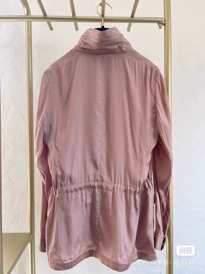 Loro Piana LORO PIANA Pink classic style traveler's coat Size XS / US 0-2 / IT 36-38 - 2 Thumbnail