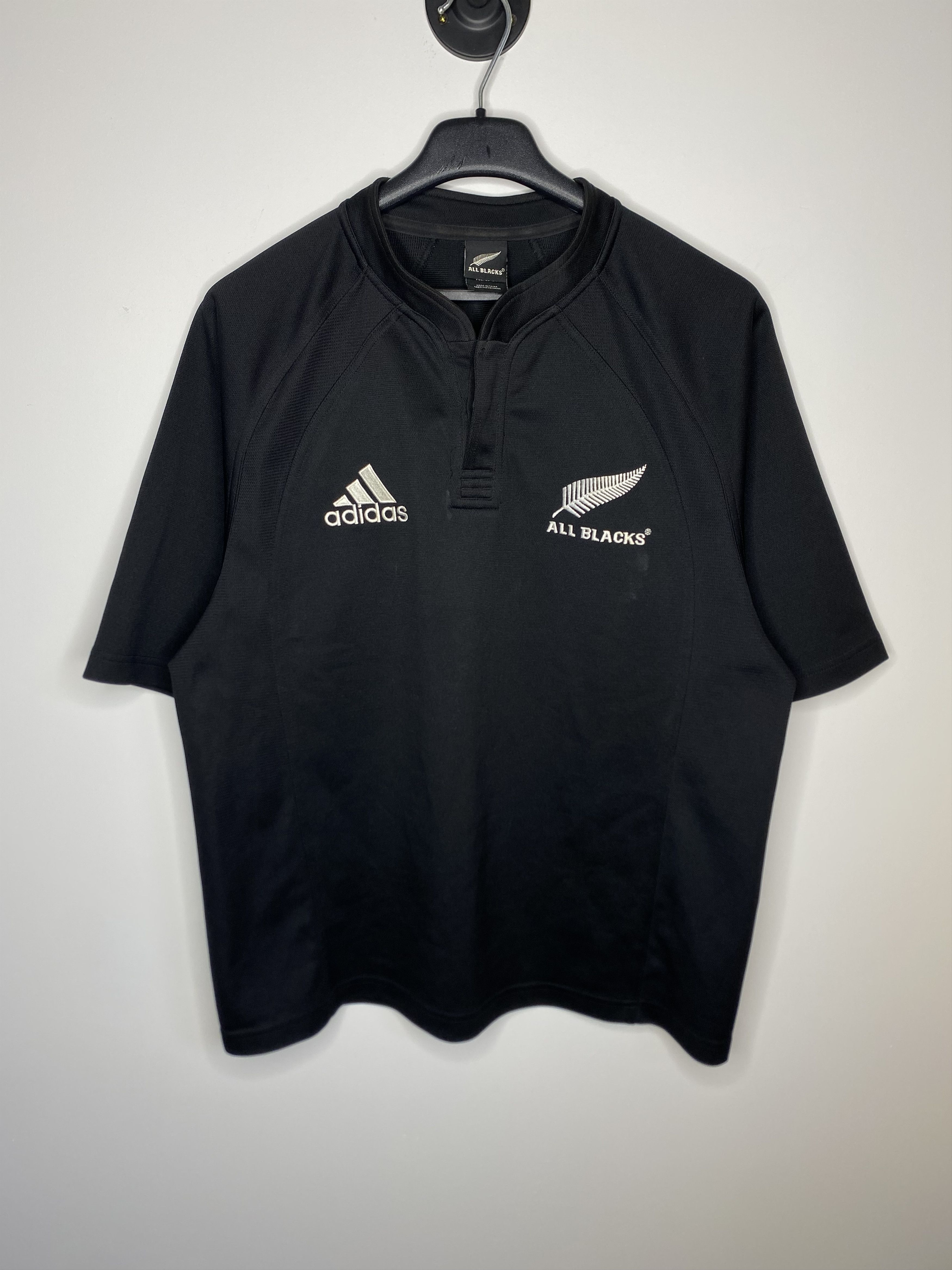 Adidas NEW ZEALAND NATIONAL TEAM 2004 2005 HOME RUGBY SHIRT JERSEY Size US M / EU 48-50 / 2 - 1 Thumbnail