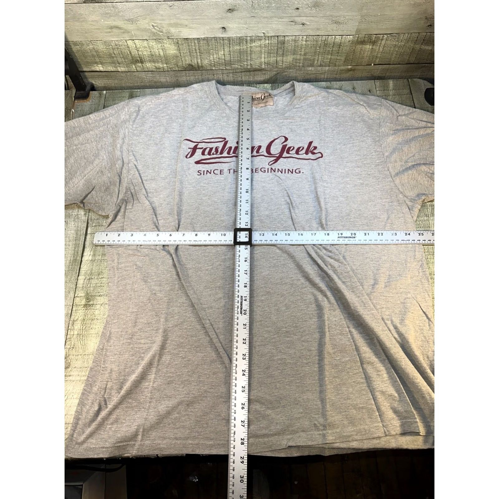 Vintage Fashion Geek T-Shirt XXXLarge Grey Men’s Size US XL / EU 56 / 4 - 3 Thumbnail