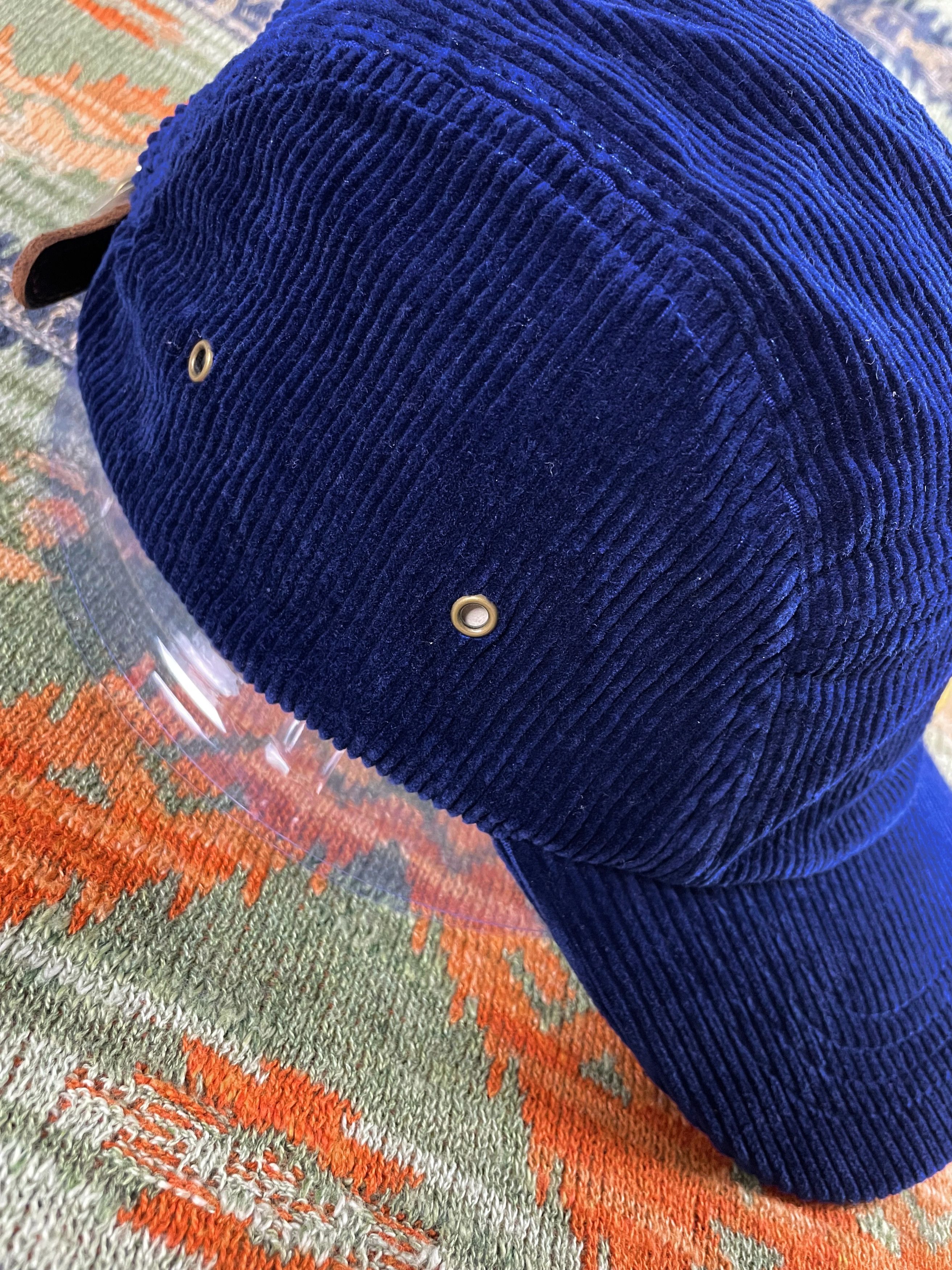Polo Ralph Lauren Polo Ralph Lauren Corduroy 5 Panel Leather Baseball Cap Hat Size ONE SIZE - 3 Thumbnail