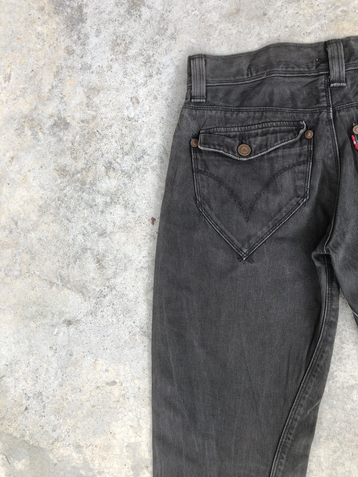 Levi's Y2K Levis Engineered Flared Jeans Distressed Jeans Size US 30 / EU 46 - 9 Thumbnail