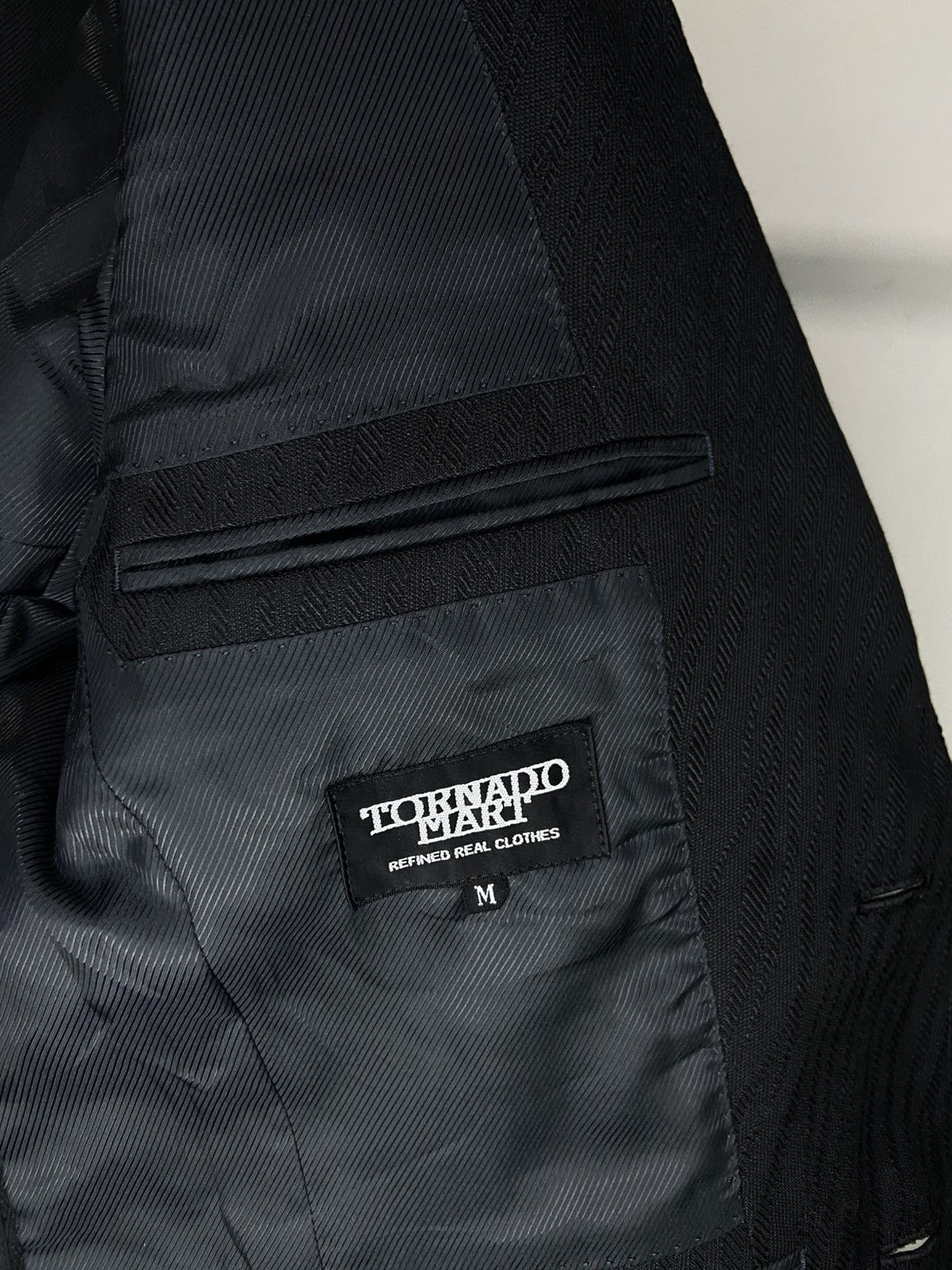 Tornado Mart 🔥 RARE 🔥Tornado Mart Japan Pattern Single Breasted Blazer Size 38S - 15 Thumbnail