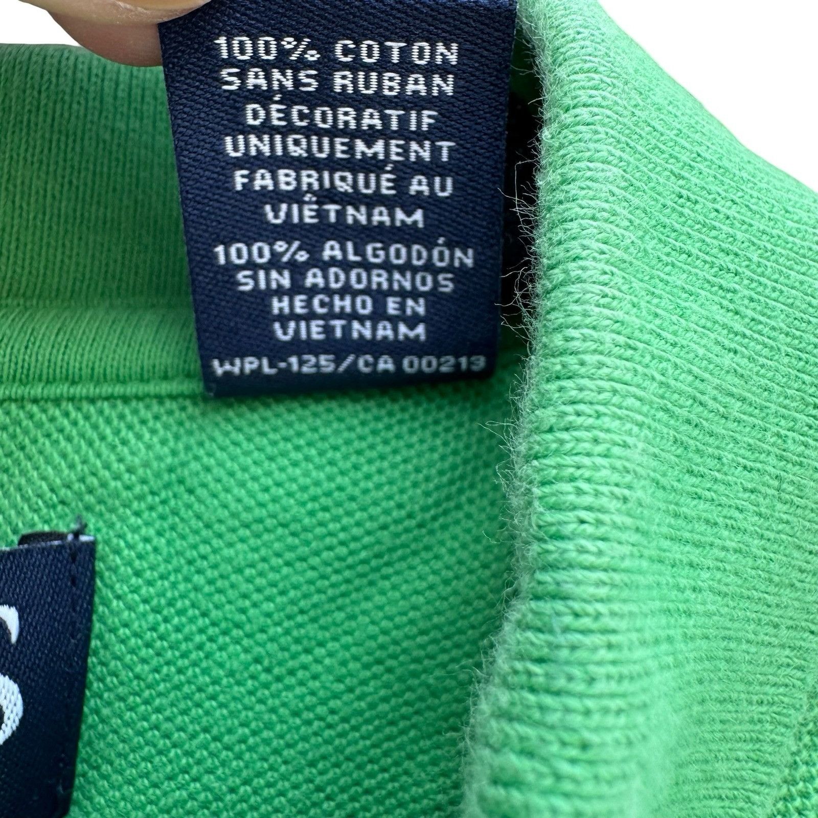 Chaps Chaps Mens Medium Green Short Sleeve Pique Cotton Polo Shirt Size US M / EU 48-50 / 2 - 10 Thumbnail