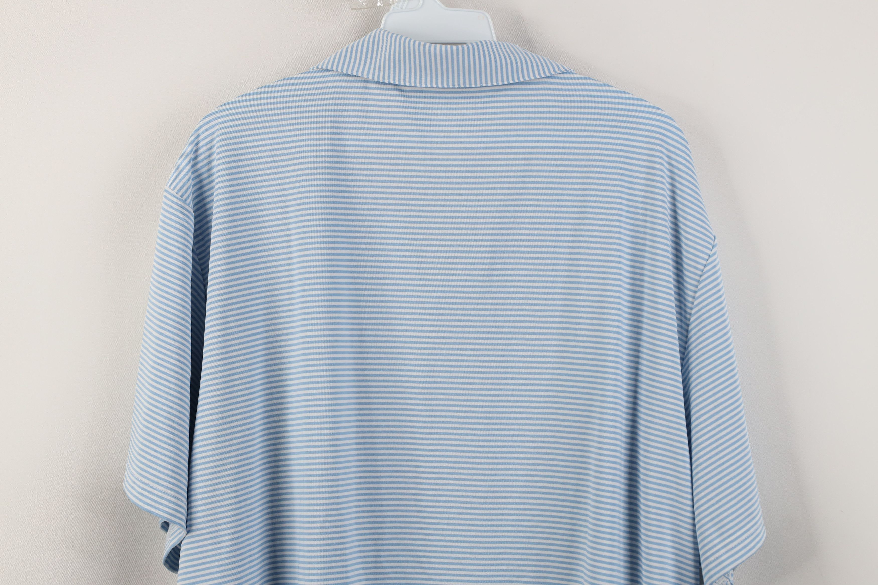 Bonobos Bonobos Golf Fit Stretch Striped Collared Polo Shirt Blue Size US XXL / EU 58 / 5 - 11 Thumbnail