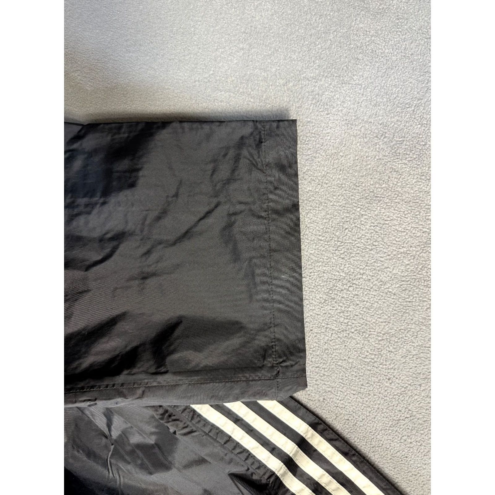 Adidas VINTAGE adidas Track Pants Mens L Nylon Snaps Black Shirt? Size US 33 - 2 Thumbnail