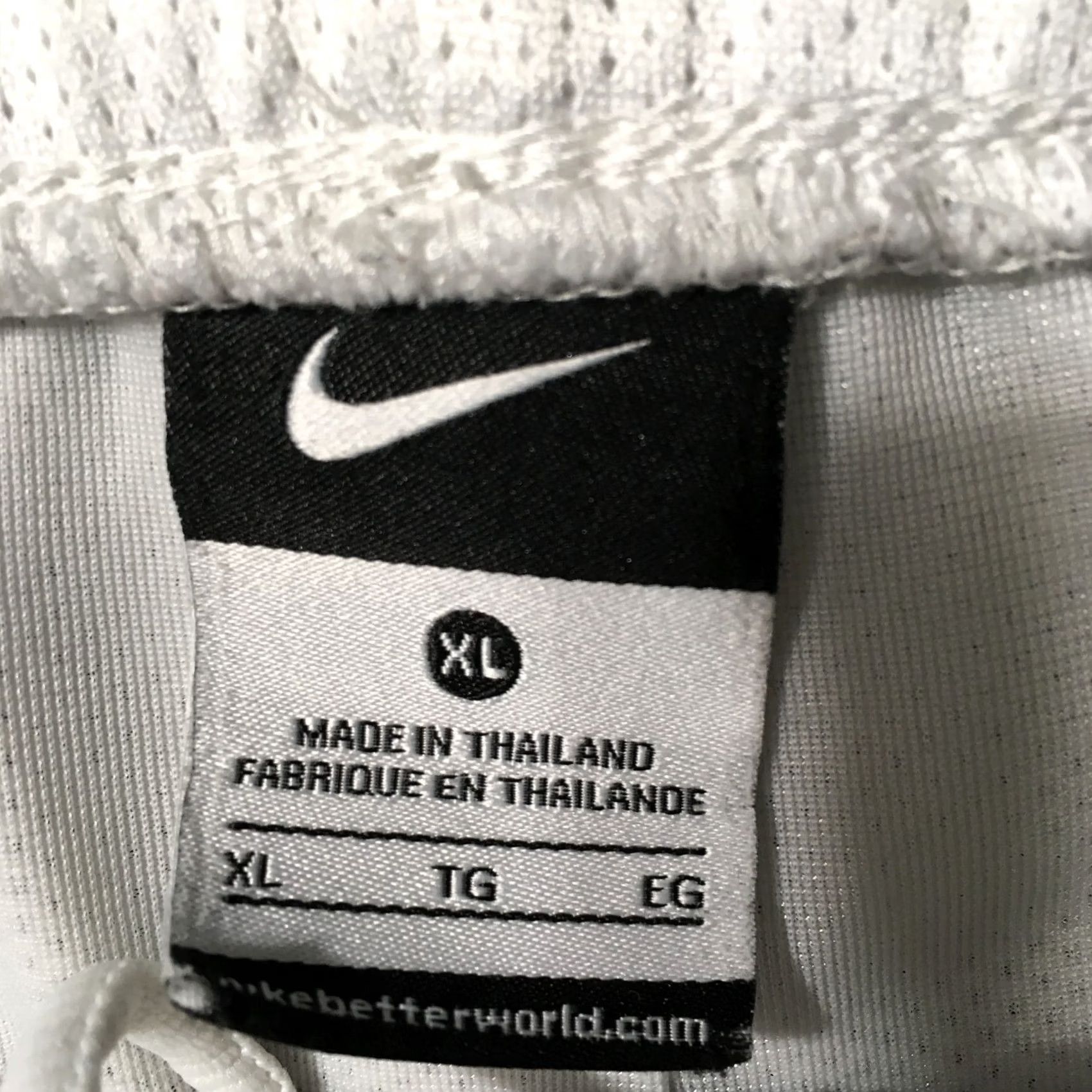 Nike Nike Dri-Fit Mens XL Basketball Shorts WHITE BLACK SEE SPACKLE Shirt Mens XL White Polyester Nike Shorts Basketball White XL Mens Size US 36 / EU 52 - 4 Thumbnail