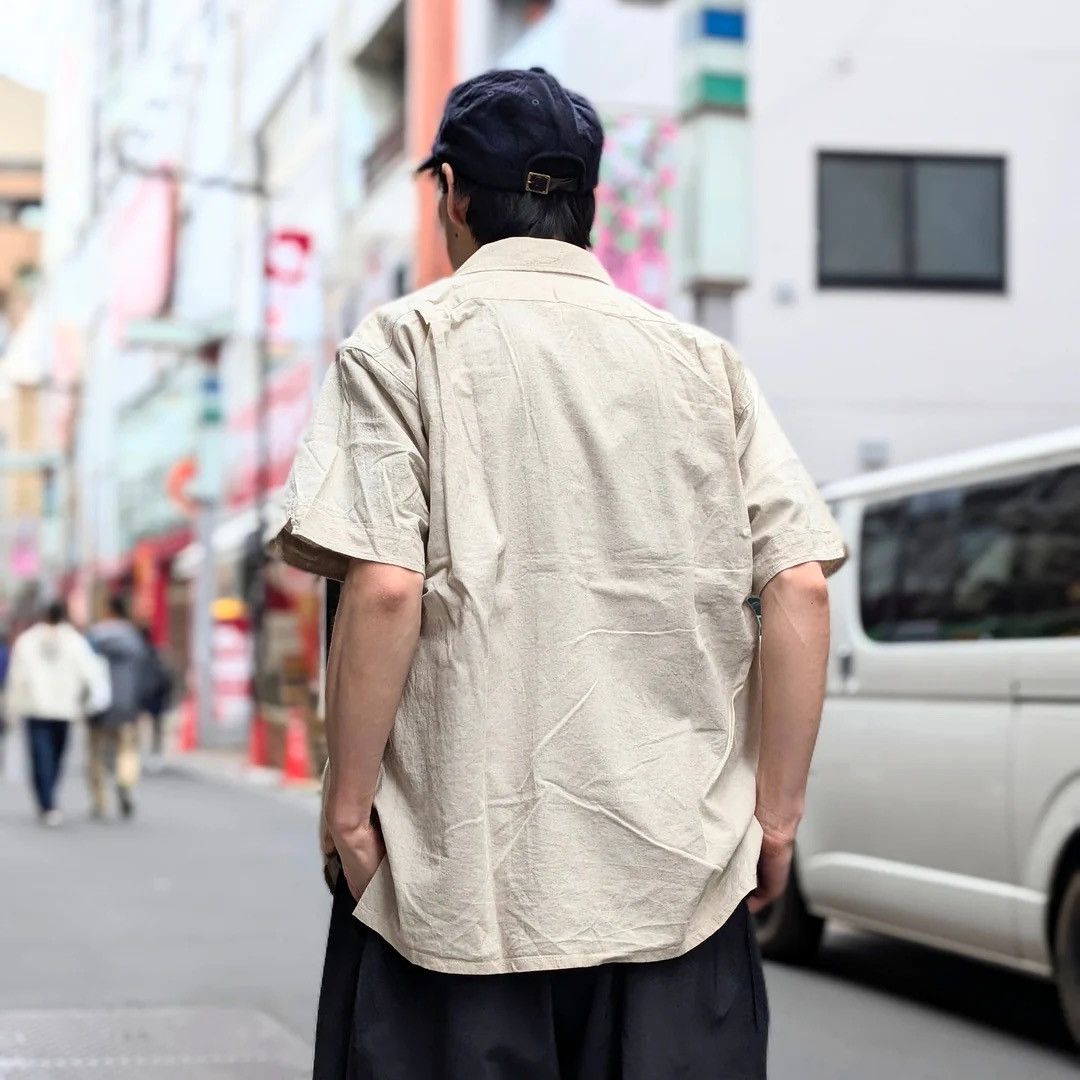 Engineered Garments Engineered Garments Camp Shirt Natural CL Sheeting XS Small Size US S / EU 44-46 / 1 - 8 Thumbnail